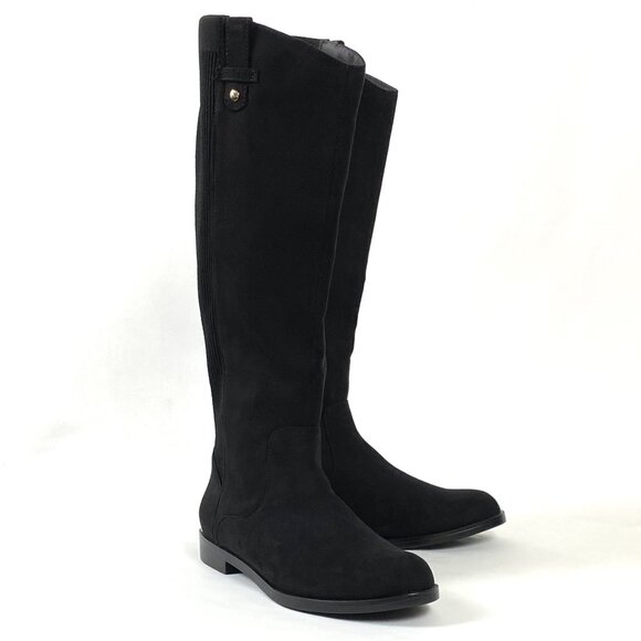 New Kenneth Cole Reaction Black Soozie Stretch Tall Boot 8.5 - Picture 1 of 8